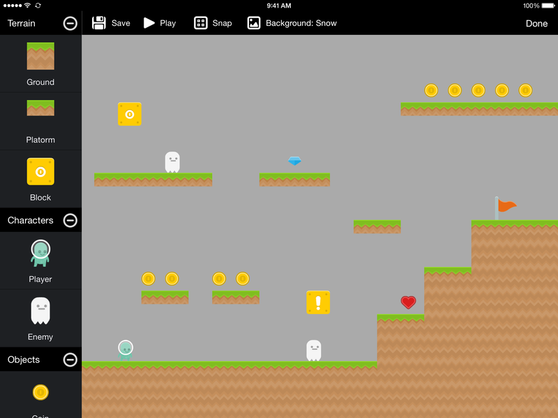 Illustration for article titled Can't Code? This iPad App Will Easily Let You Make Your Own Video Game